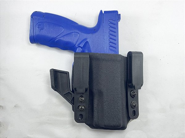 Coldre kydex velado clip duplo TAURUS TS9 - Destro