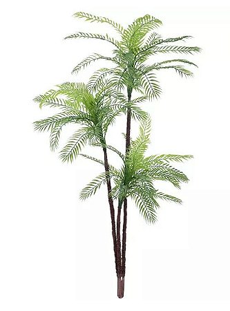 Planta Árvore Artificial Palmeira Verde em 2 Tons 1,45m
