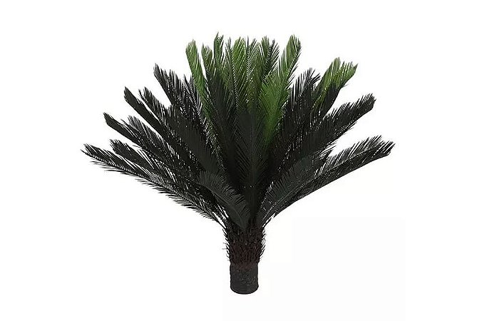 Planta Árvore Artificial Palmeira Cycas Verde 1,3m