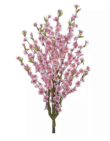 Planta Árvore Artificial Cherry Blossom Rosa Cerejeira 1m