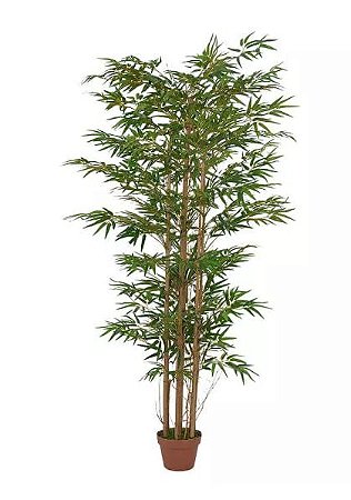 Planta Árvore Artificial Bambu Oriental Verde 1,8m