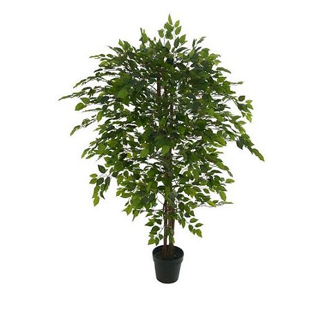 Planta Árvore Artificial Ficus Real Toque Verde 1,5m