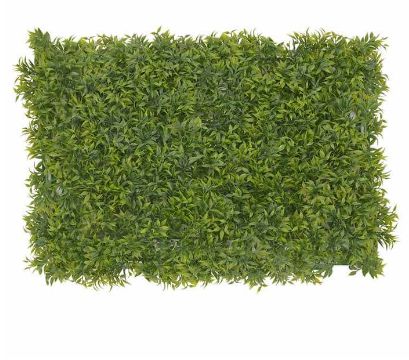 Folhagem Artificial Placa Grama Buxus Verde 60x40cm