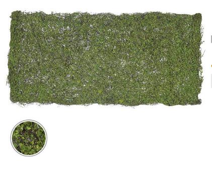 Folhagem Artificial Placa Grama Verde Marrom 60x40cm