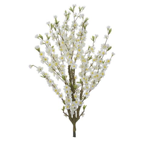 Planta Árvore Artificial Cherry Blossom Branco 1m