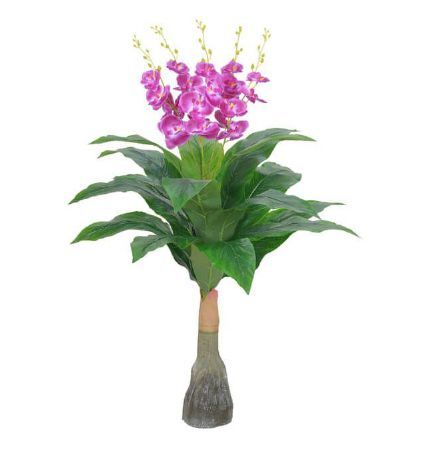 Planta Árvore Artificial Orquídea 98cm