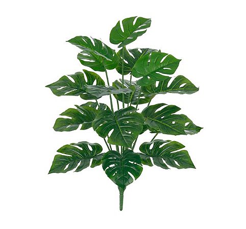 Planta Árvore Artificial Costela-de-Adão Real Toque Verde 60cm