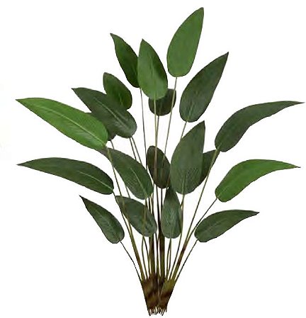 Planta Árvore Artificial Estrelícia X20  Verde 1,6cm