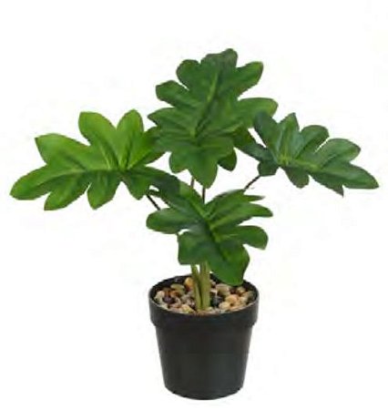 Planta Árvore Artificial Philo Real Toque X5 Verde 24cm