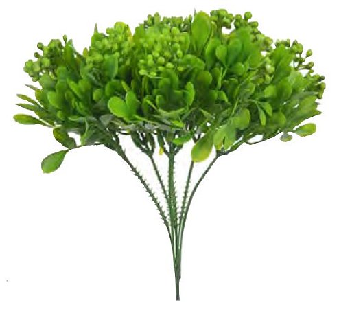 Folhagem Artificial Pick Grass X5 Verde 22cm com 6 Hastes