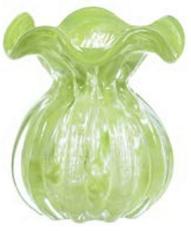 Vaso Decorativo Vidro Verde 11cm