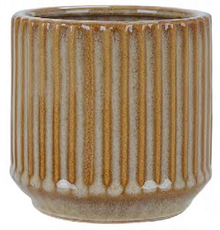Vaso Cerâmica Marrom 12cm
