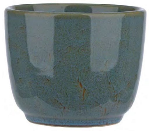 Vaso Cerâmica Turquesa 11,cm