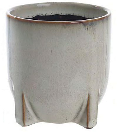 Vaso Cerâmica Bege 12,5cm