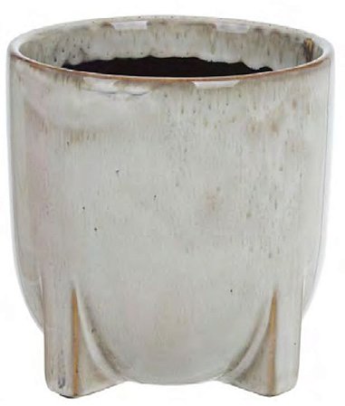 Vaso Cerâmica Bege 14cm