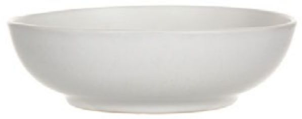 Bowl Ceramica Stoneware Organic Frost Branco 6x21cm