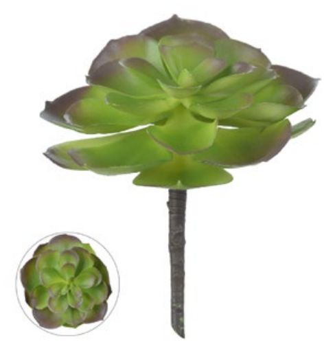 Planta Artificial Suculenta Verde 15cm