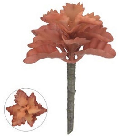 Planta Artificial Suculenta Ocre 17cm