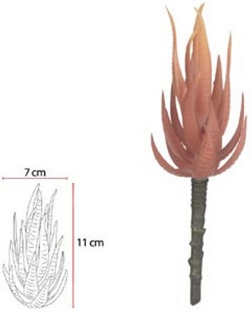 Planta Artificial Suculenta Agave Ocre 20cm