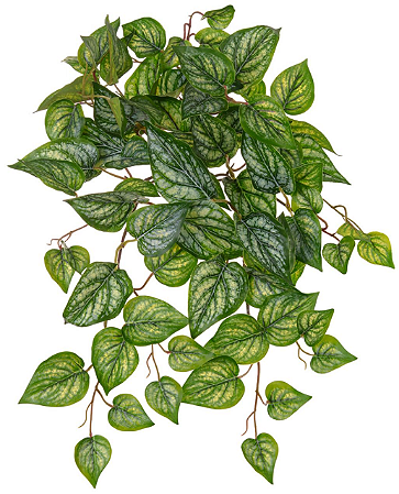 Folhagem Argreia Pendurar Real Toque C/UV X78 Verde 50cm