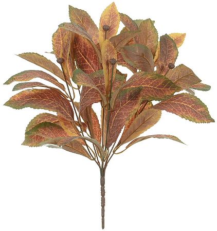 Folhagem Croton Forração C/Frosted X44 Laranja 35cm