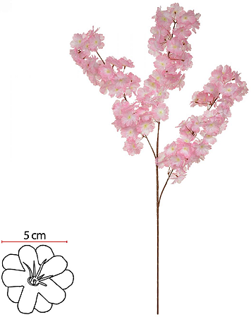 Haster Flor Cerejeira X108 Rosa 95cm