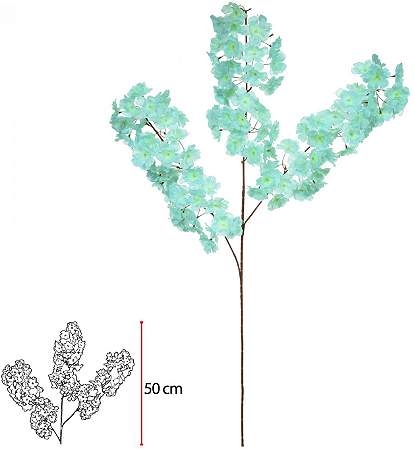 Haste Flor Cerejeira X90 Azul 98cm