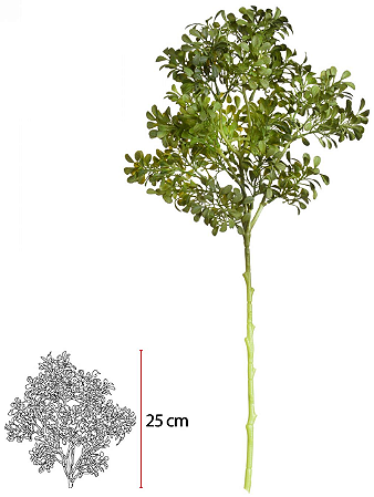 Planta Artificial Buxus C/Print X24 Verde Oliva 57cm