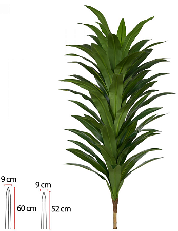 Planta Arvore Artificial Dracena Real Toque X60 Verde 1,5m