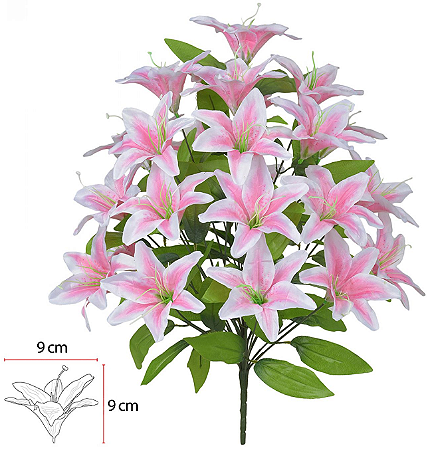 Buque Lirio X24 Rosa 51cm