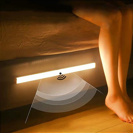 Luz Usb Recarregável Sensor de Movimento Para Armário, Cozinha, Quarto, Guarda-roupa