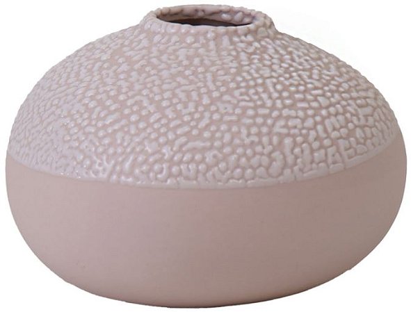 Vaso Decorativo Porcelana Rosa 6,3cm