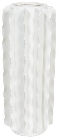Vaso Decorativo Ceramica Branco 44cm