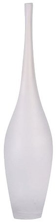 Vaso Decorativo Vidro Transparente Fosco 48cm