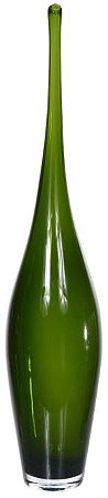 Vaso Decorativo Vidro Verde 60cm