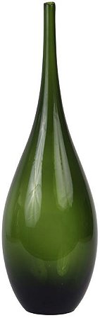 Vaso Decorativo Vidro Verde 50cm
