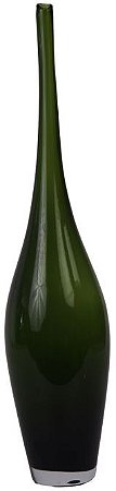 Vaso Decorativo Vidro Verde 48cm