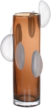 Vaso Decorativo Vidro Colorido 37cm