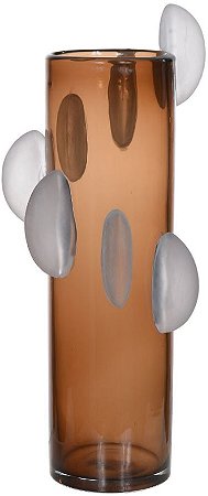 Vaso Decorativo Vidro Colorido 46cm