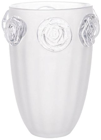 Vaso Decorativo Vidro Transparente Fosco 28,5cm