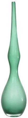 Vaso Decorativo Vidro Verde Fosco 64cm