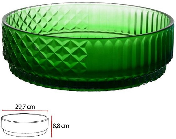 Vaso Decorativo Vidro Verde Fosco 8,8cm