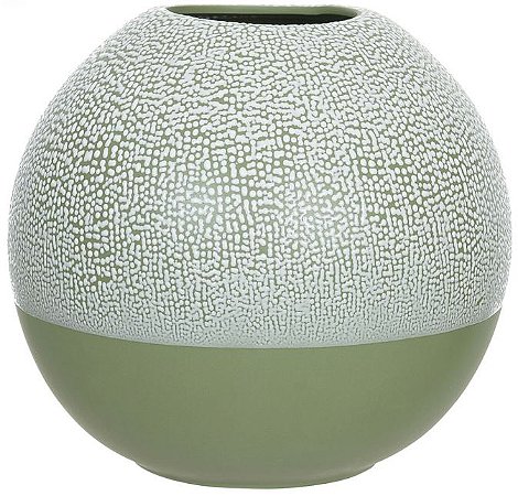 Vaso Decorativo Porcelana Verde 20cm