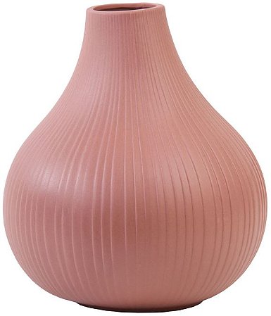 Vaso Decorativo Porcelana Terracota 24,5cm