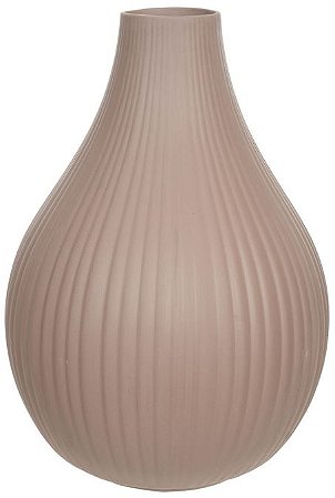 Vaso Decorativo Porcelana Marrom 37,5cm