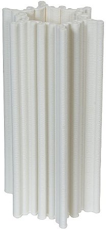 Vaso Decorativo Ceramica Branco 29cm
