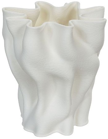 Vaso Decorativo Ceramica Branco 20cm