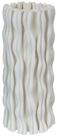 Vaso Decorativo Ceramica Branco 36cm