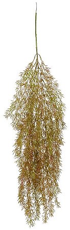 Planta Artificial Folhagem Alegrim Pendurar C/Print X37 Verde Outono 1M