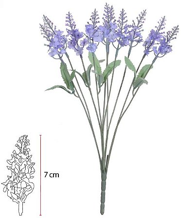 Buque Lavanda X10 Lavanda Claro 33cm